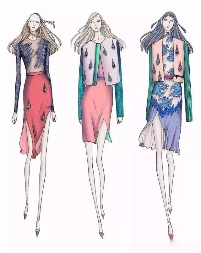 服裝設(shè)計(jì)手稿入門 從零開始，拒絕“瞎畫”